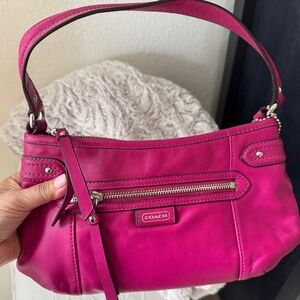 Pink coach purse